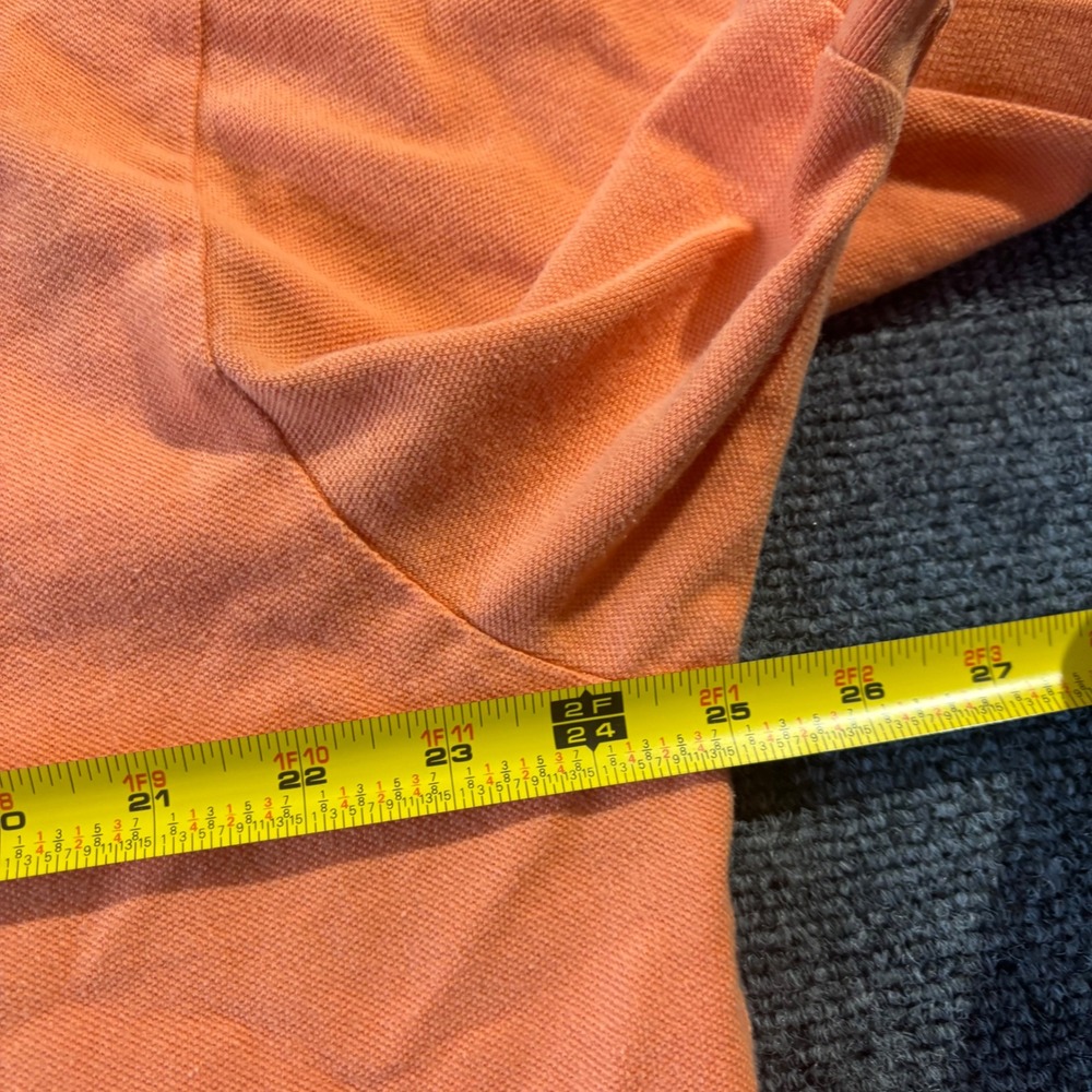 Polo Ralph Lauren Mens Orange Short Sleeve Pique Polo Shirt Big & Tall 1XB - Picture 6 of 7